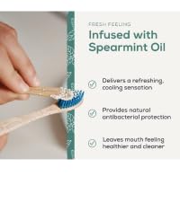 Georganics Natural Toothpaste 120ml - Spearmint | Remineralising Natural Toothpaste, Fluoride Free + SLS Free (120ml)