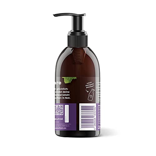 share Flüssigseife Patschuli 250 ml – Seife spendet ein Hygieneprodukt an einen Menschen in Not – vegane Handseife im Seifenspender