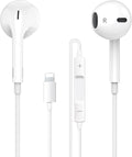 iPhone Headphones with Cable, In-Ear Headphones [MFi Certified], Cable Headphones with Microphone and HiFi Stereo Earphones for iPhone 14/13/12/11 Plus Pro Max/XR/XS/X/SE/8/7/Plus/iPad Supports All