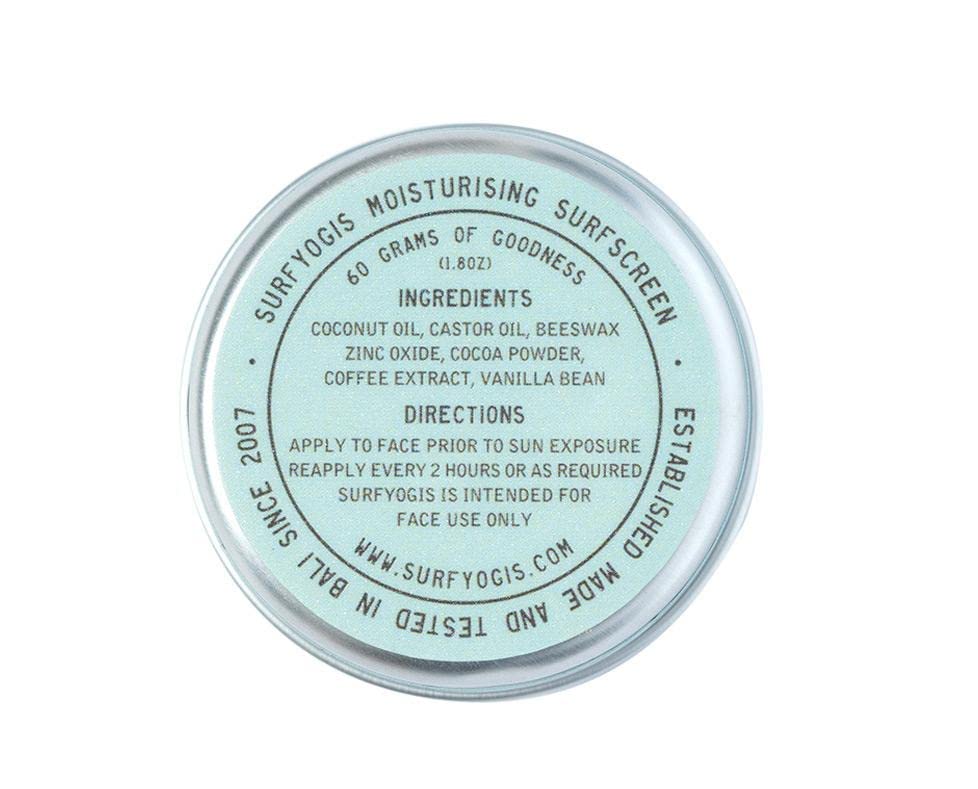 Zinc Sun Cream Face, 100% Natural Face Sunscreen, Surf Sun Protection for Approx. 70 Applications, Suncream for Surfing without Chemicals and Reef-Friendly, 60 g (60 g (for Cold Climate)