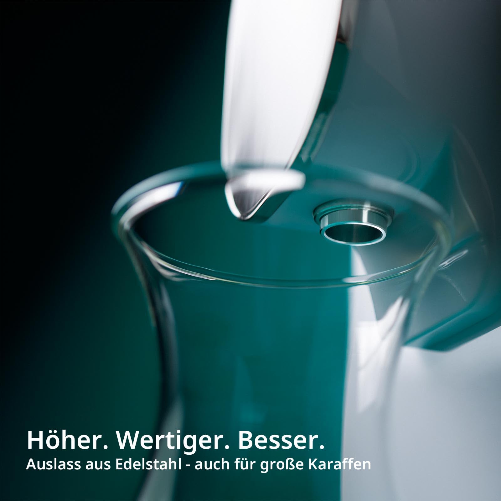 OsmoFresh Auftisch Osmoseanlage Quella Pro Black | mit Heißwasserspender | 6 Temperaturstufen | 7-Fach Umkehrosmose Filterung | Wasserfilter für Küche Büro Wohnmobil | kalkfreies Trinkwasser | UV