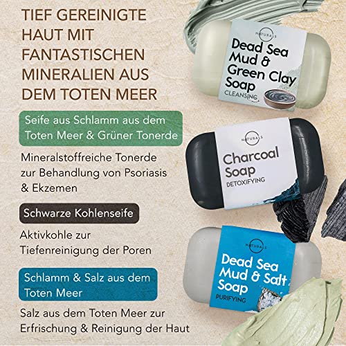 O Naturals 100% Natürliche und Biologische Barseife - Festes Duschgel Naturkosmetic Dusch Seife Vegan Zitrus Seife Hände Gesicht Körper mit Vitamin C & E Hydratiert die Haut