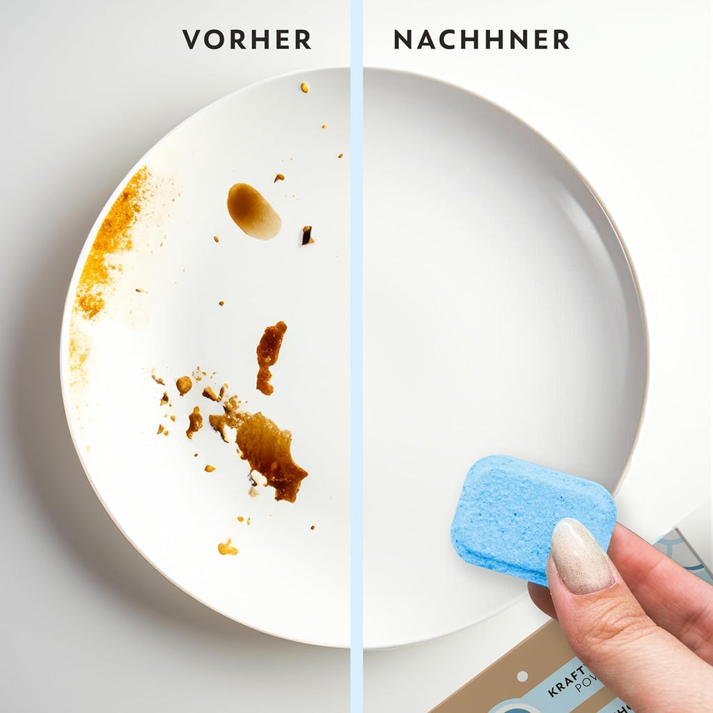 Öko Spülmaschinentabs Ohne Plastik All in One [30st.] Vorrat Für Einen Monat Zitronenduft Dreilagig Eco Geschirrspültabs Dishwasher Tablets Spülmaschinen Tabs Für Geschirrspüler