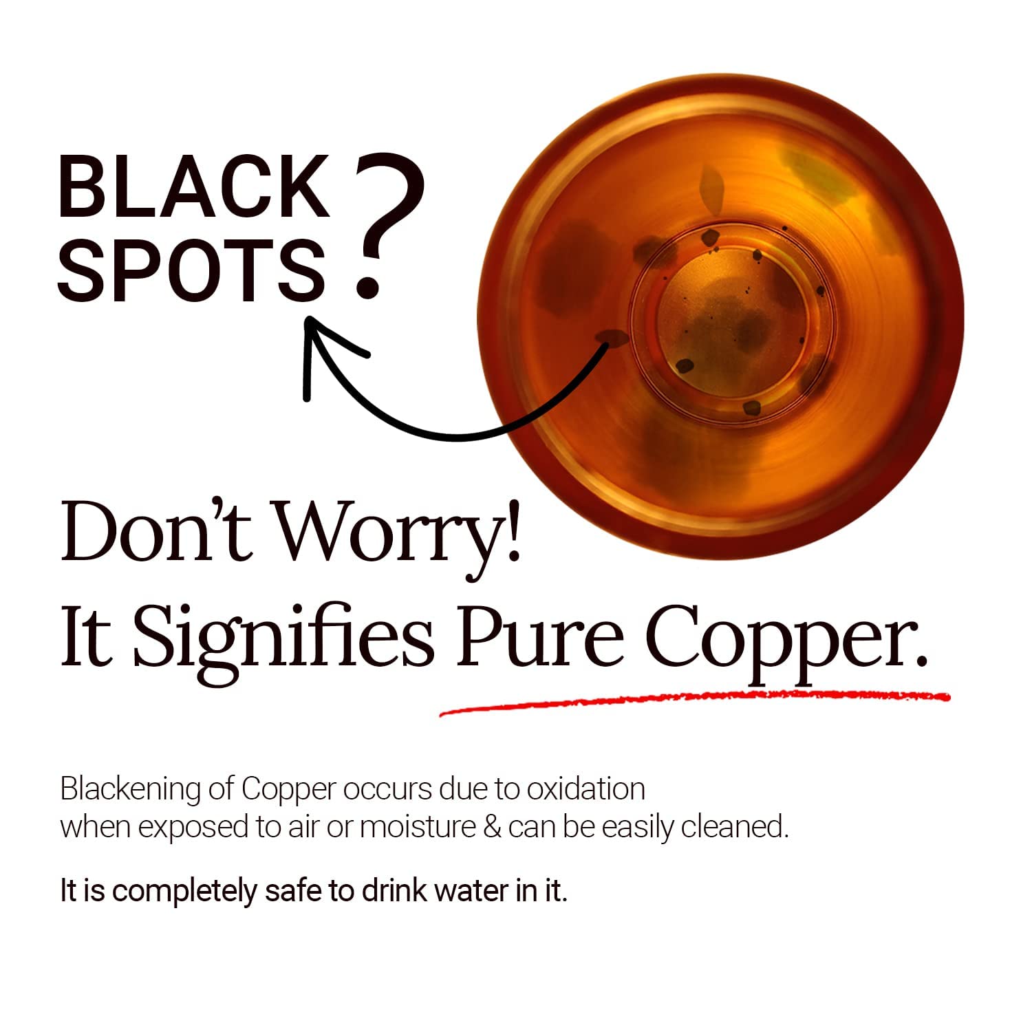 Cop29 handgefertigt graviert Premium Design reines Kupfer Tulpe antike Wasserflasche : Fugenfrei & Auslaufsicher -900ml/30oz