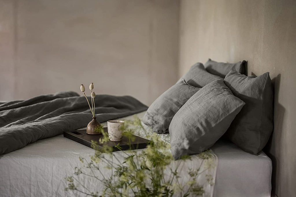 Linen Bed Linen Set, 100% Natural Linen Bed Linen, Stonewashed