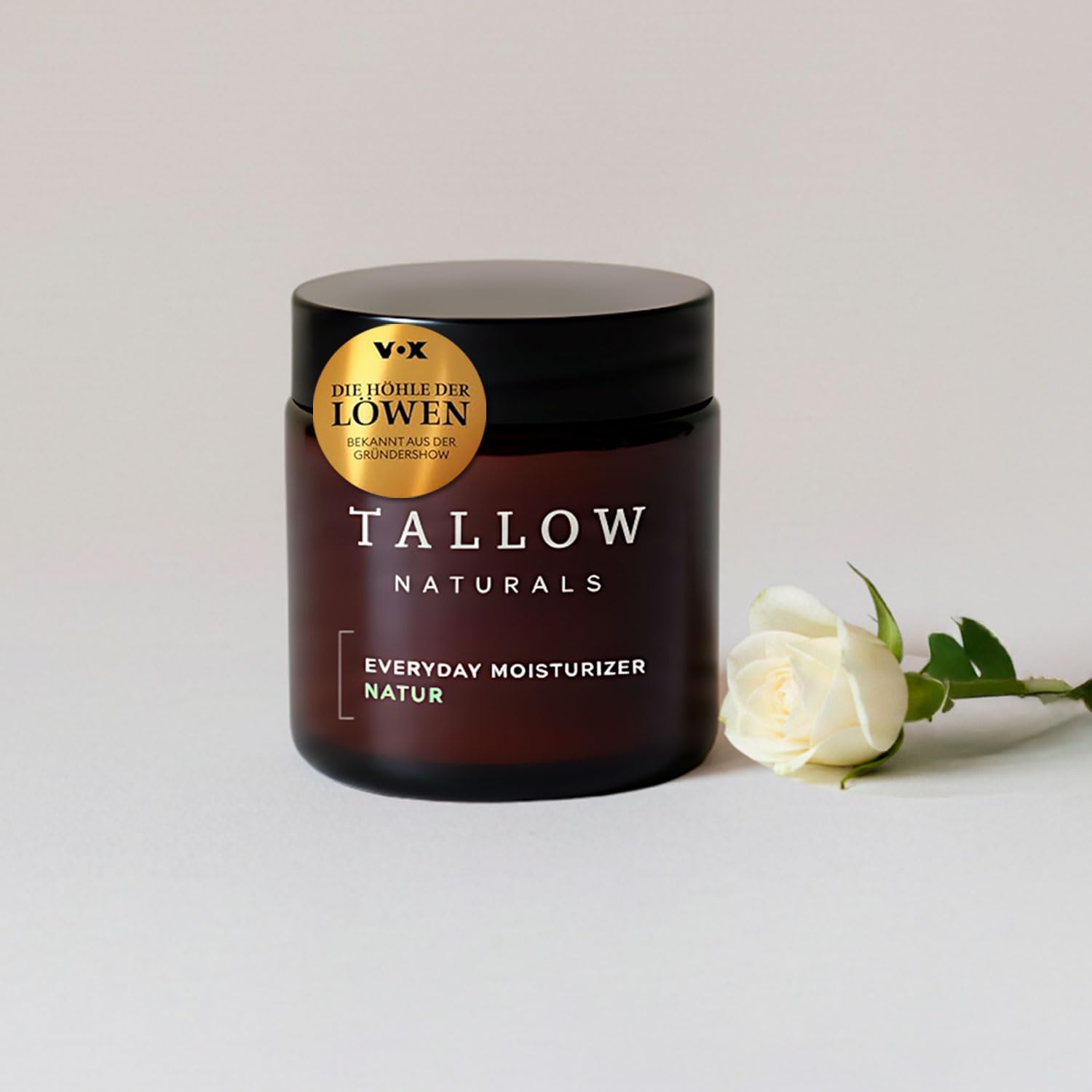 TALLOW Naturals Barrier Repair Pure - Known from the Lion Cave - 100% Organic Beef Tallow Cream, Organic Beef Tallow Skincare, from Germany from Grass-Fed Cattle (120 ml)