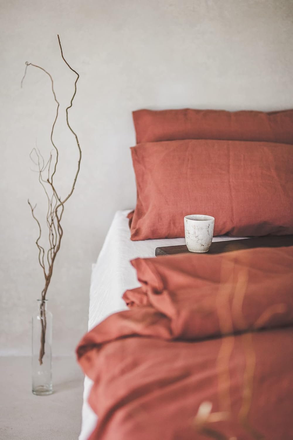 Linen Bed Linen Set, 100% Natural Linen Bed Linen, Stonewashed