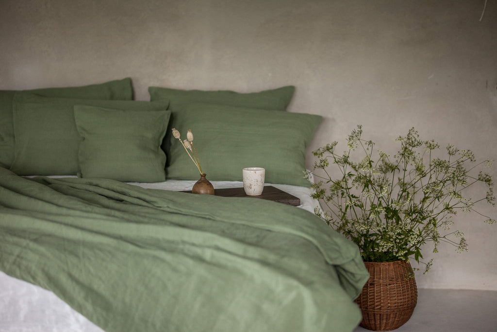 Linen Bed Linen Set, 100% Natural Linen Bed Linen, Stonewashed