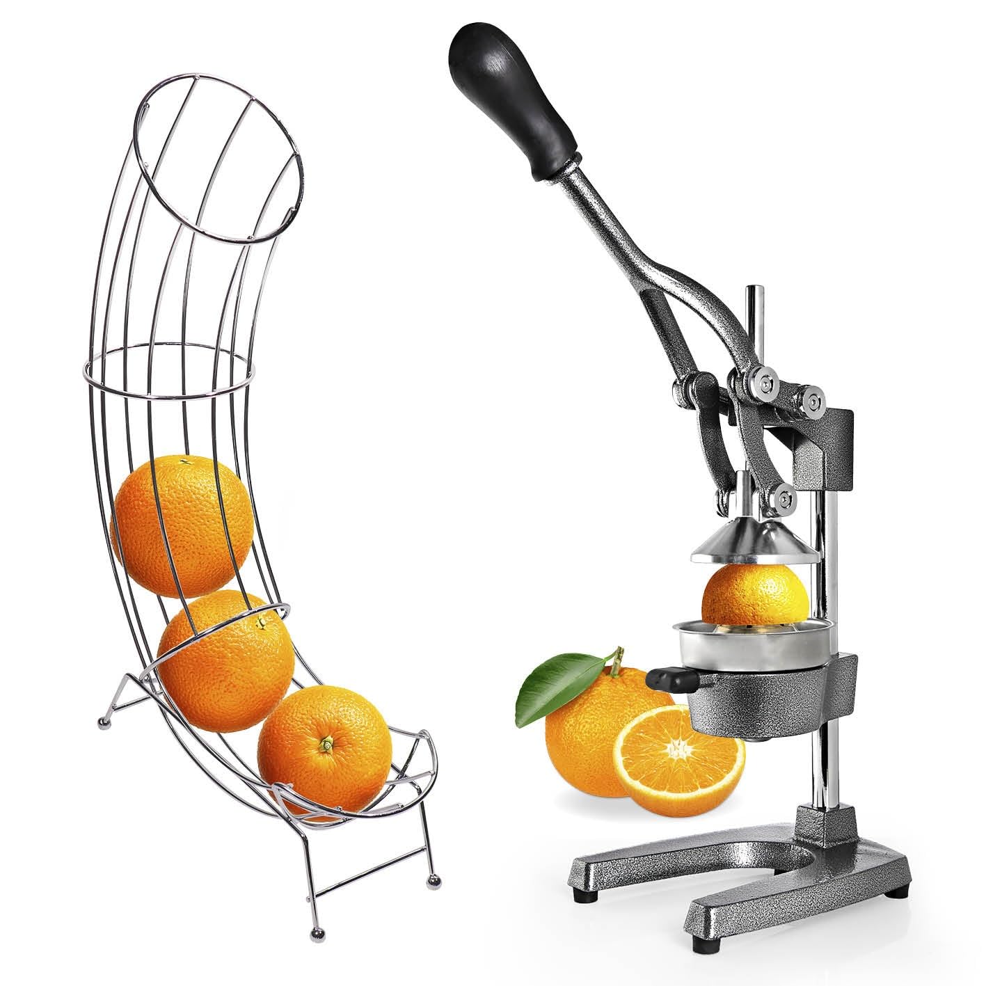 Lumaland Juicer Made of Stainless Steel, High-quality Citrus Juicer With Lever In Various Designs