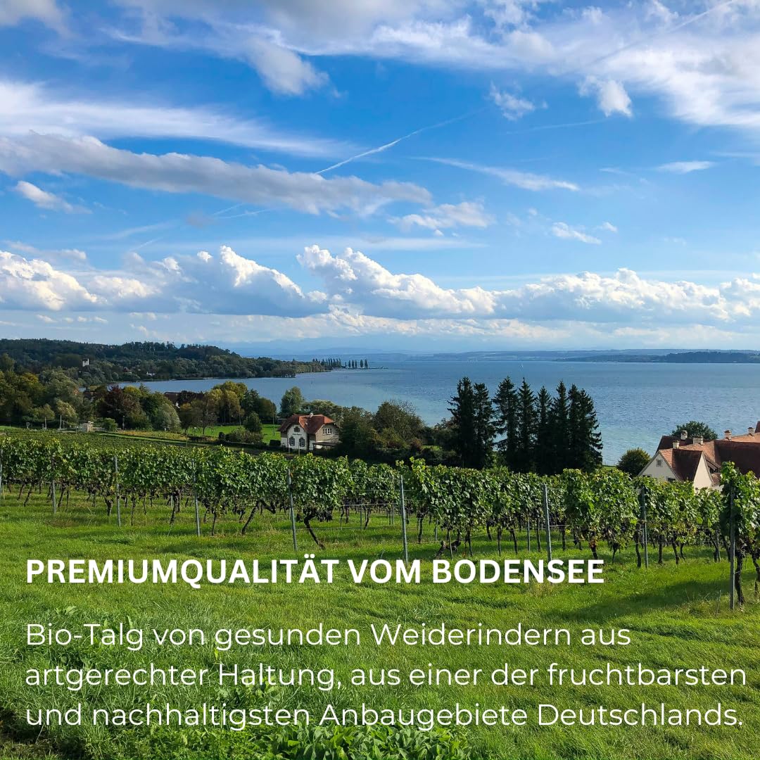 TALLOW Naturals Barrier Repair Pure - Known from the Lion Cave - 100% Organic Beef Tallow Cream, Organic Beef Tallow Skincare, from Germany from Grass-Fed Cattle (120 ml)