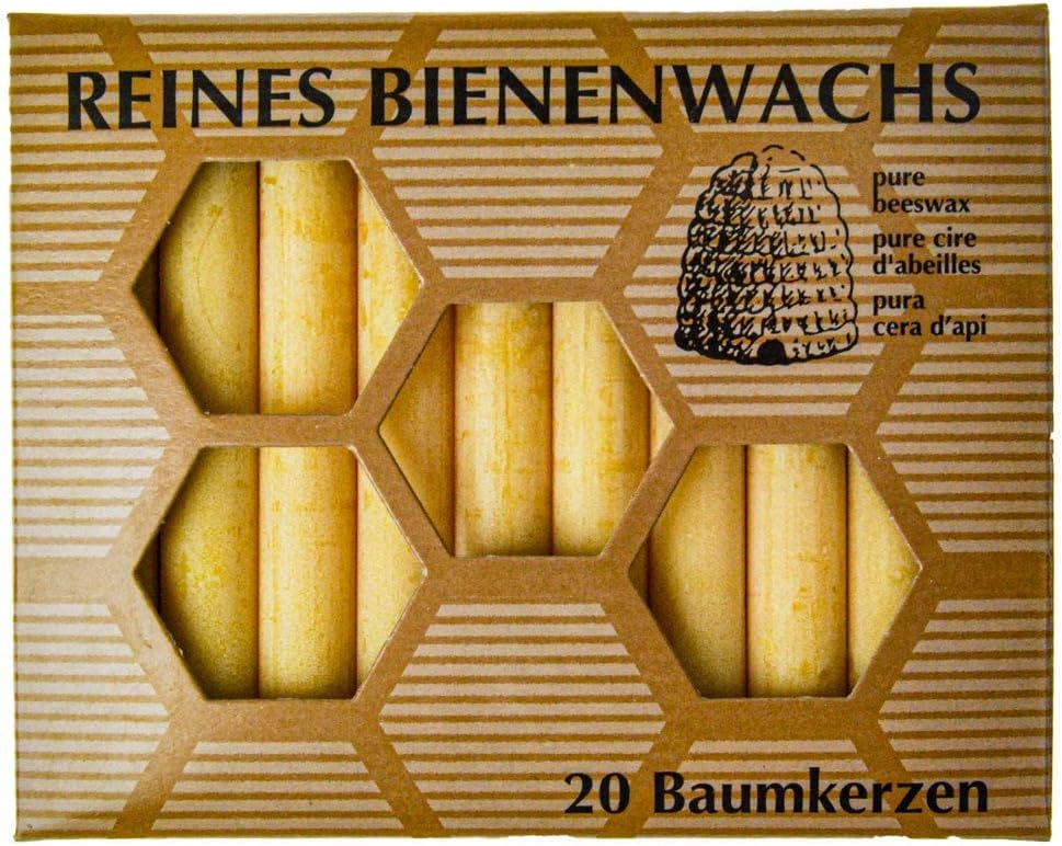 17963.00.020 Bienenwachs Baumkerzen 100/13 mm