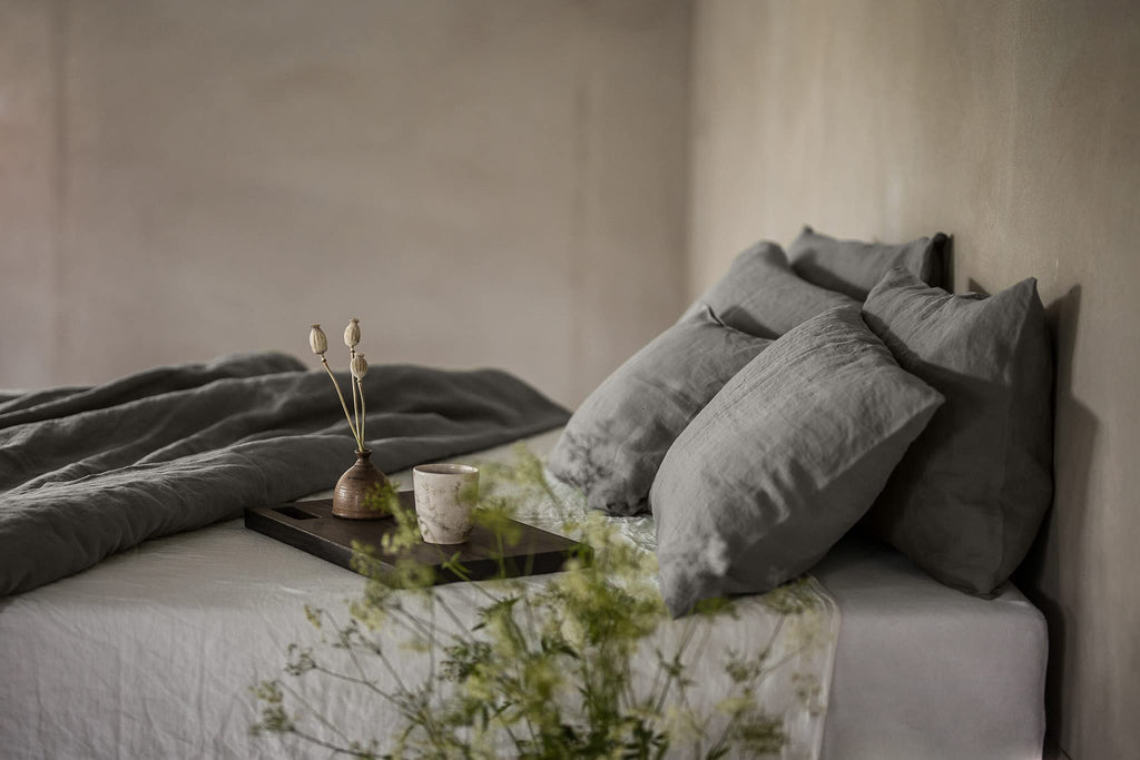 Linen Bed Linen Set, 100% Natural Linen Bed Linen, Stonewashed