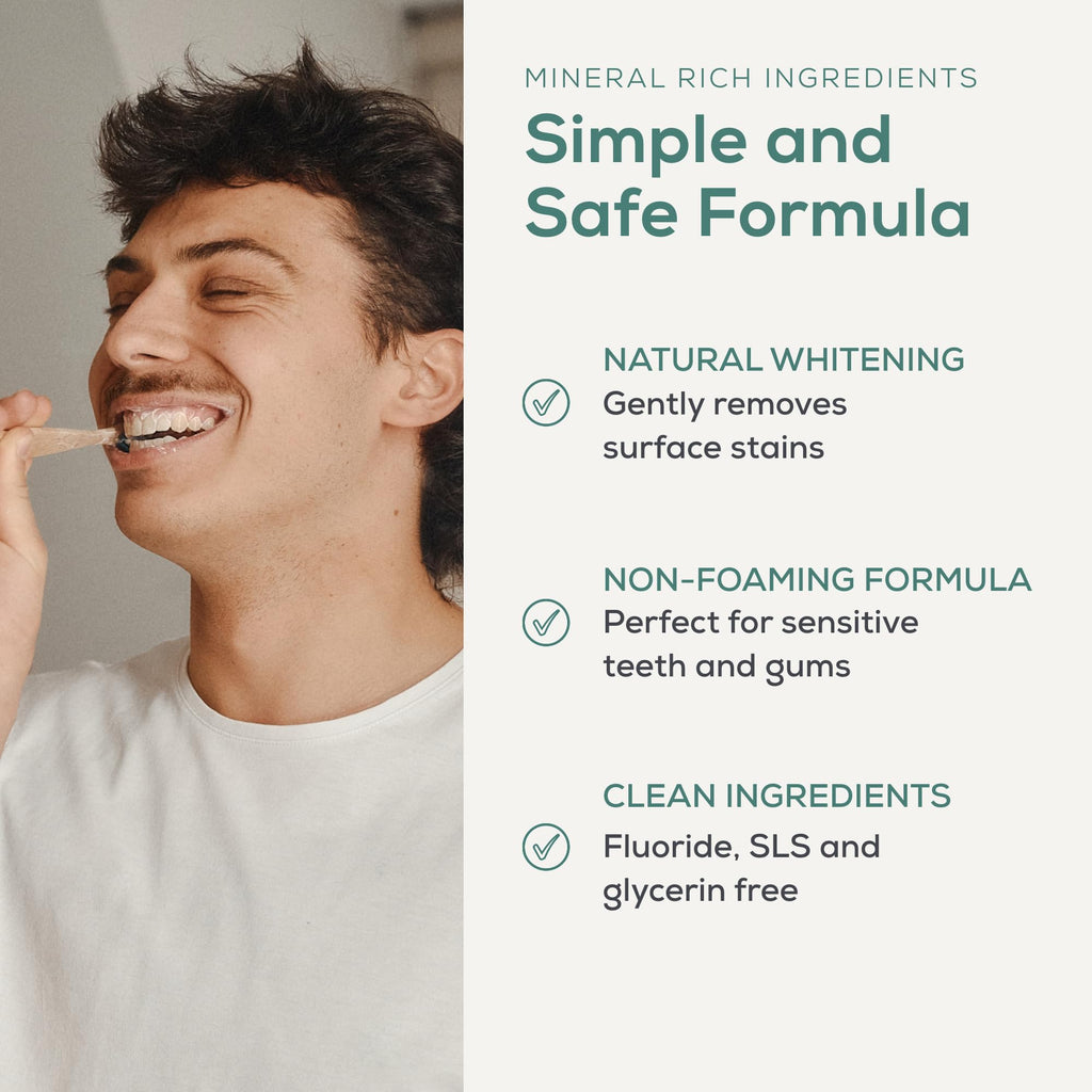 Georganics Natural Toothpaste 120ml - Spearmint | Remineralising Natural Toothpaste, Fluoride Free + SLS Free (120ml)