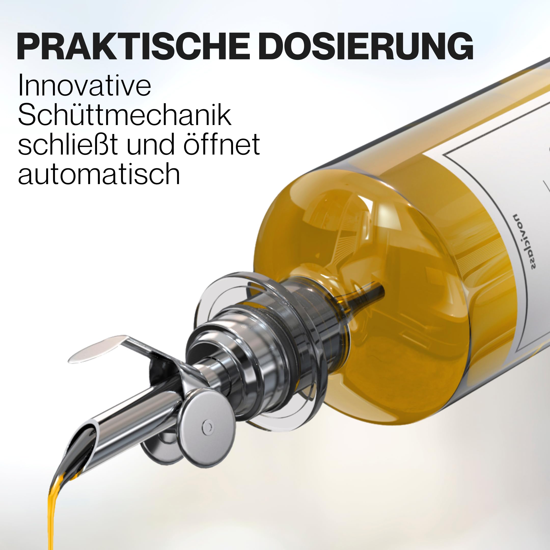 Ölflasche Essig und Ölflaschen Set Flaschen zum Befüllen (2x500ml ohne Etiketten und Trichter)