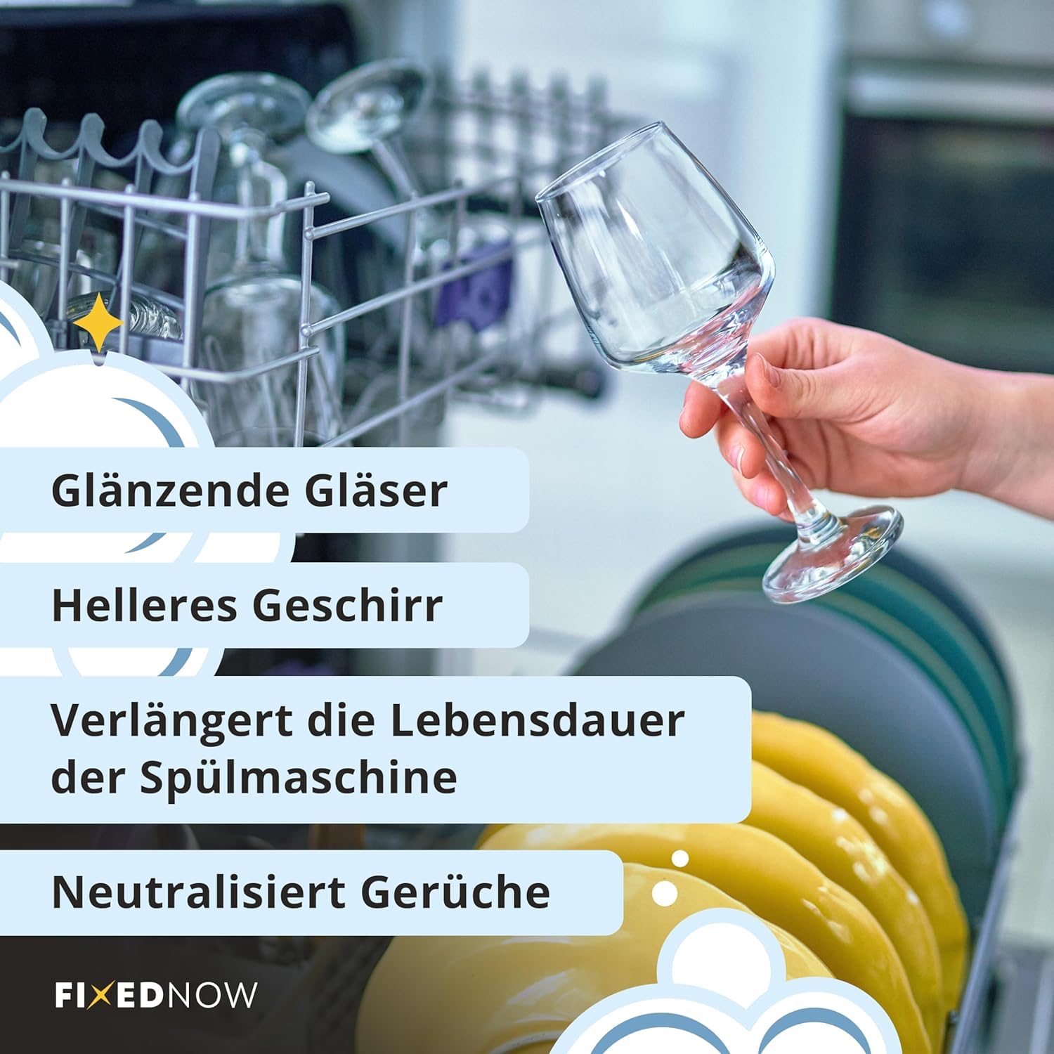Öko Spülmaschinentabs Ohne Plastik All in One [30st.] Vorrat Für Einen Monat Zitronenduft Dreilagig Eco Geschirrspültabs Dishwasher Tablets Spülmaschinen Tabs Für Geschirrspüler