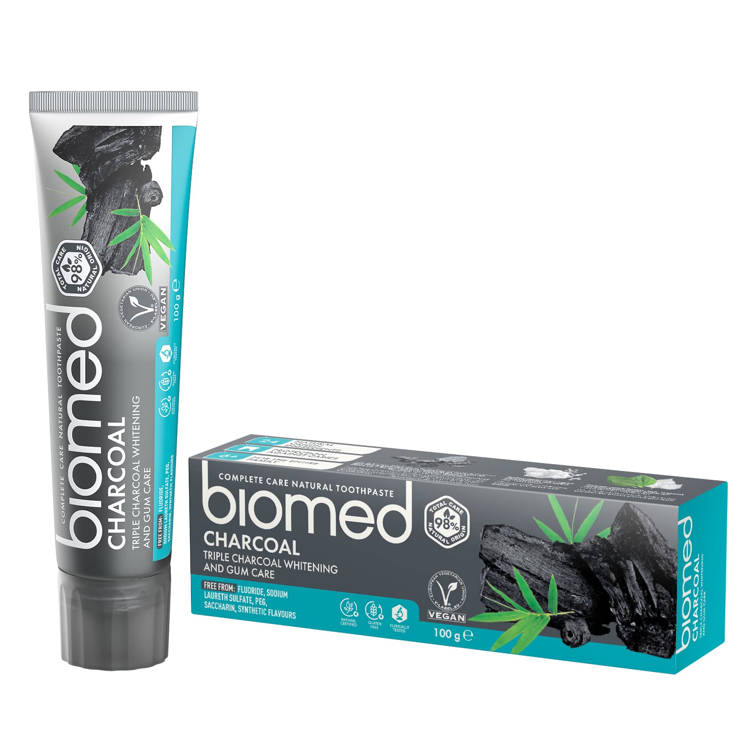 SPLAT Biomed Charcoal Natural Toothpaste, 100 g