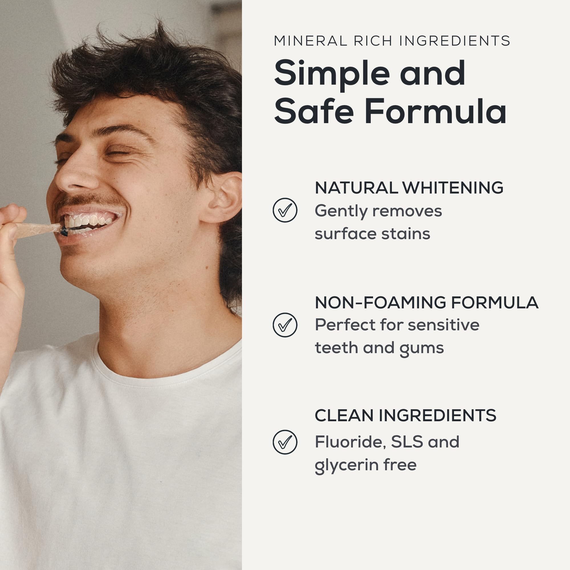 Georganics Natural Toothpaste 120ml - Spearmint | Remineralising Natural Toothpaste, Fluoride Free + SLS Free (120ml)