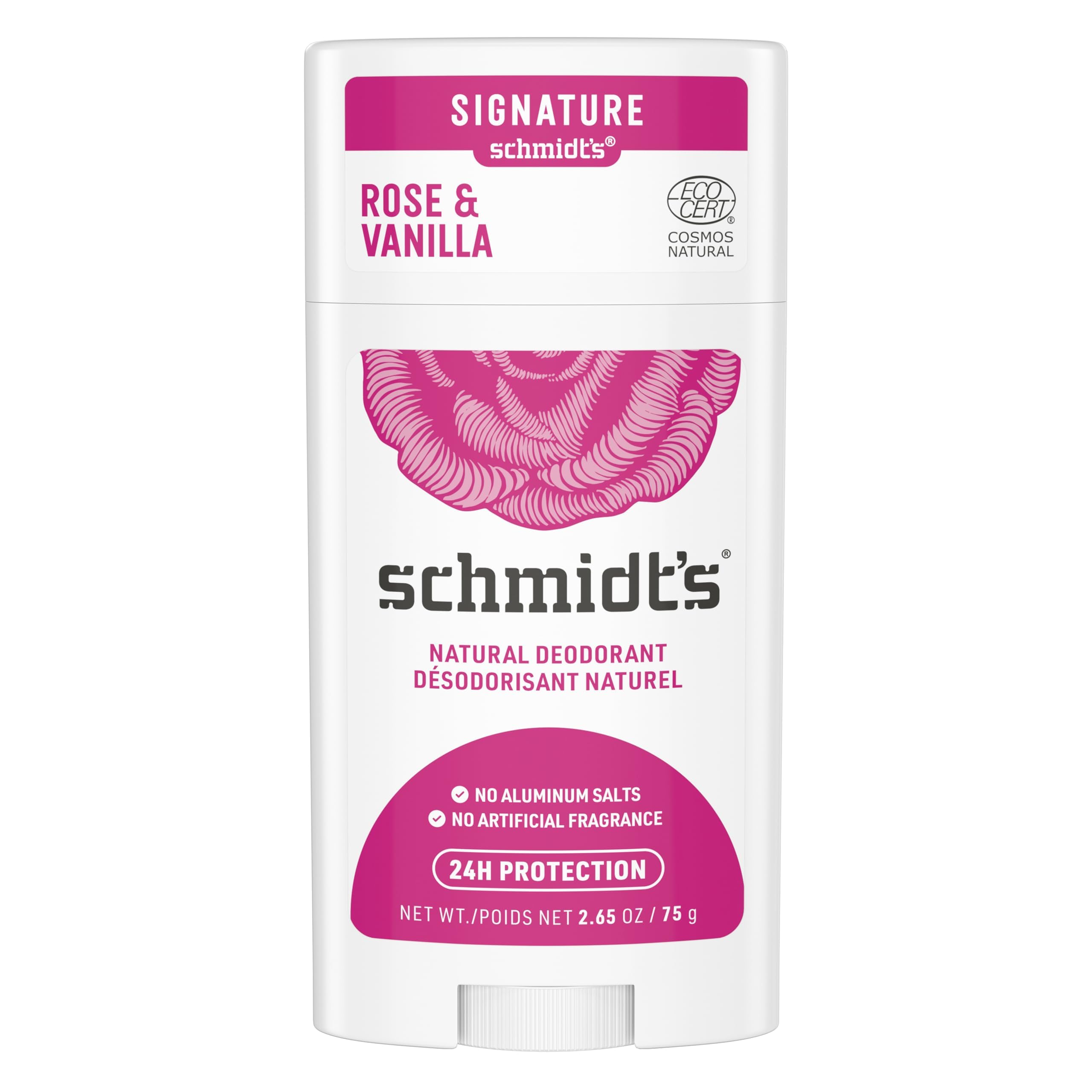 Schmidt's Natural Deodorant Stick Lavender & Sage Deodorant without Aluminium for Long-Lasting Freshness 75 g Pack of 1