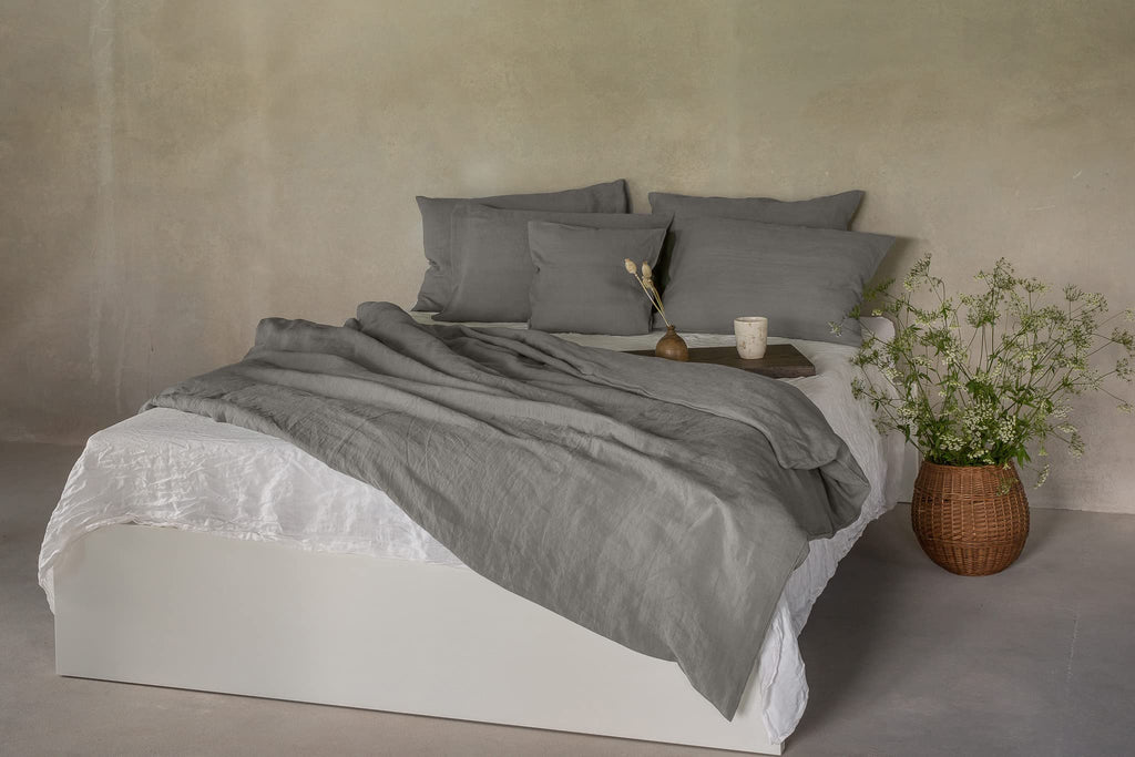 Linen Bed Linen Set, 100% Natural Linen Bed Linen, Stonewashed