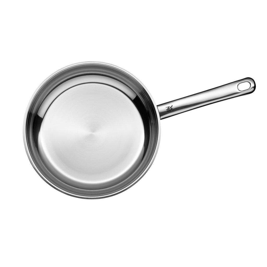 WMF Profi Bratpfanne 28 cm Induktion, Edelstahlpfanne unbeschichtet, Cromargan Edelstahl, backofenfest