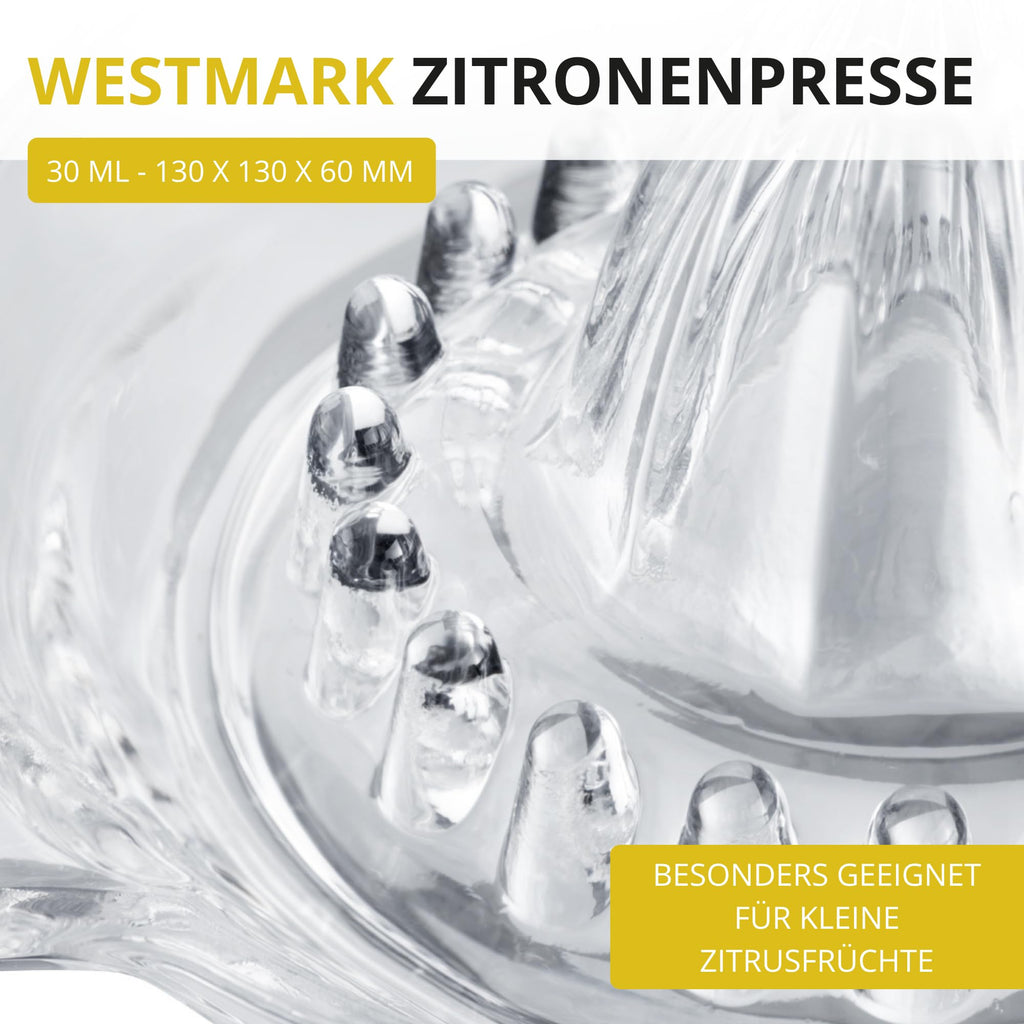 Westmark 30822260 Citrus and Orange Squeezer Capacity 250 ml Glass Transparent