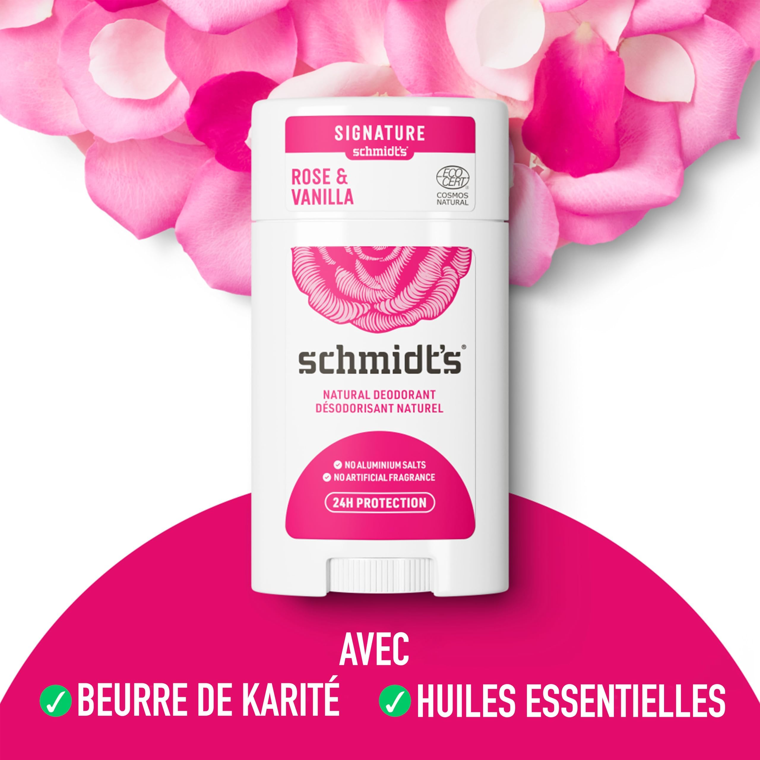 Schmidt's Natural Deodorant Stick Lavender & Sage Deodorant without Aluminium for Long-Lasting Freshness 75 g Pack of 1