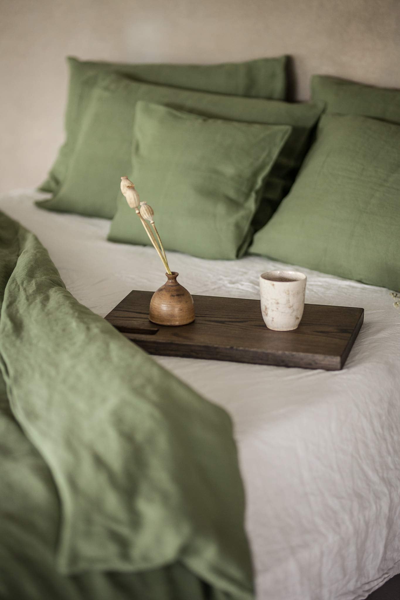 Linen Bed Linen Set, 100% Natural Linen Bed Linen, Stonewashed