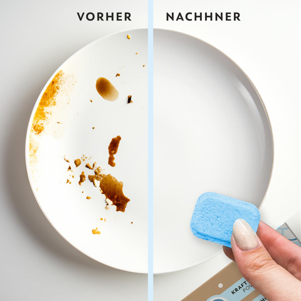 Öko Spülmaschinentabs Ohne Plastik All in One [30st.] Vorrat Für Einen Monat Zitronenduft Dreilagig Eco Geschirrspültabs Dishwasher Tablets Spülmaschinen Tabs Für Geschirrspüler