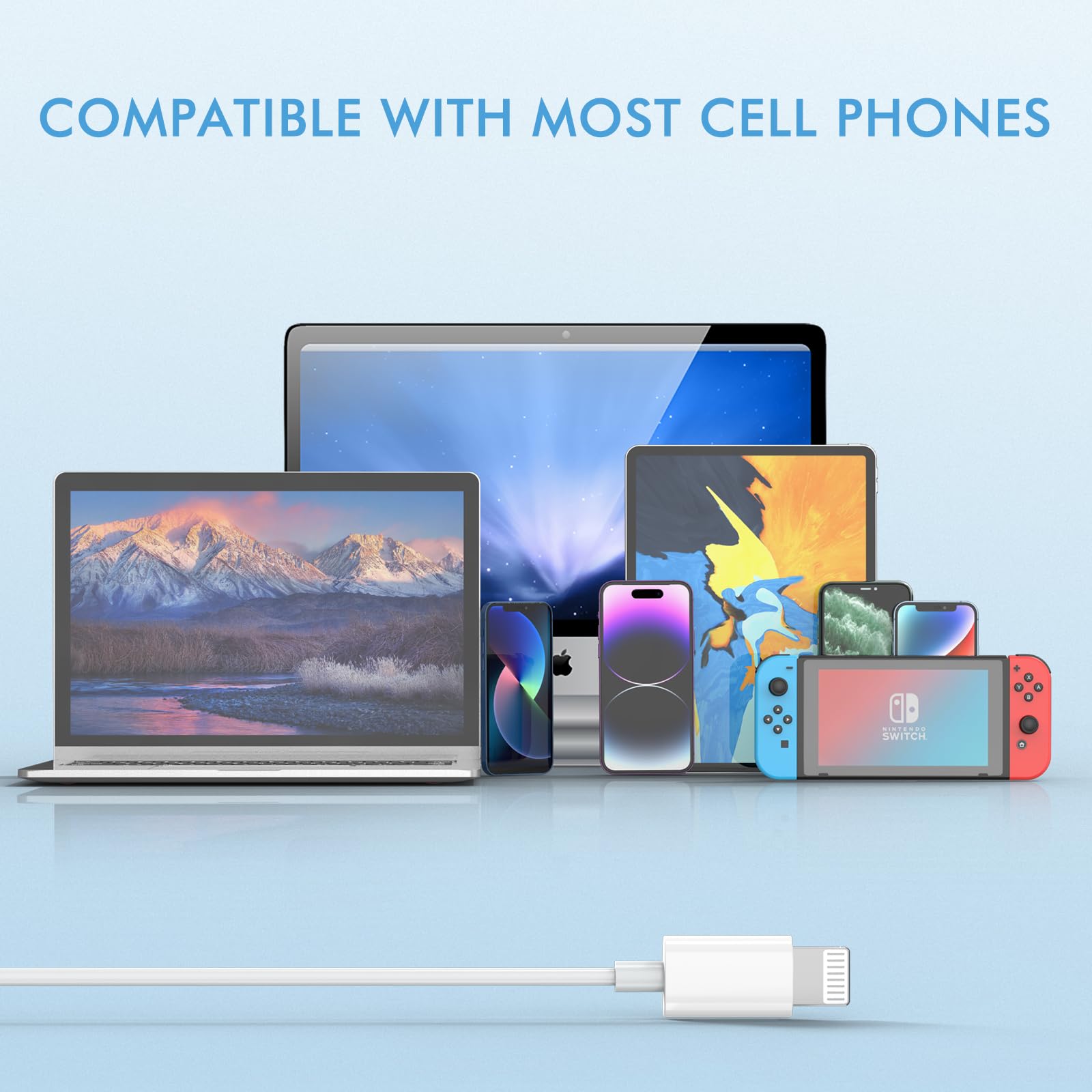 iPhone Headphones with Cable, In-Ear Headphones [MFi Certified], Cable Headphones with Microphone and HiFi Stereo Earphones for iPhone 14/13/12/11 Plus Pro Max/XR/XS/X/SE/8/7/Plus/iPad Supports All