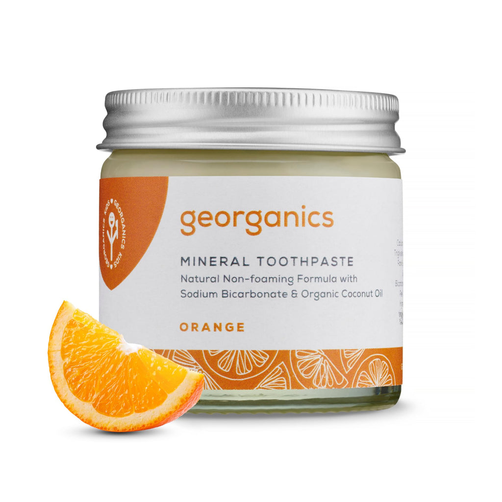 Georganics Natural Toothpaste 120ml - Spearmint | Remineralising Natural Toothpaste, Fluoride Free + SLS Free (120ml)