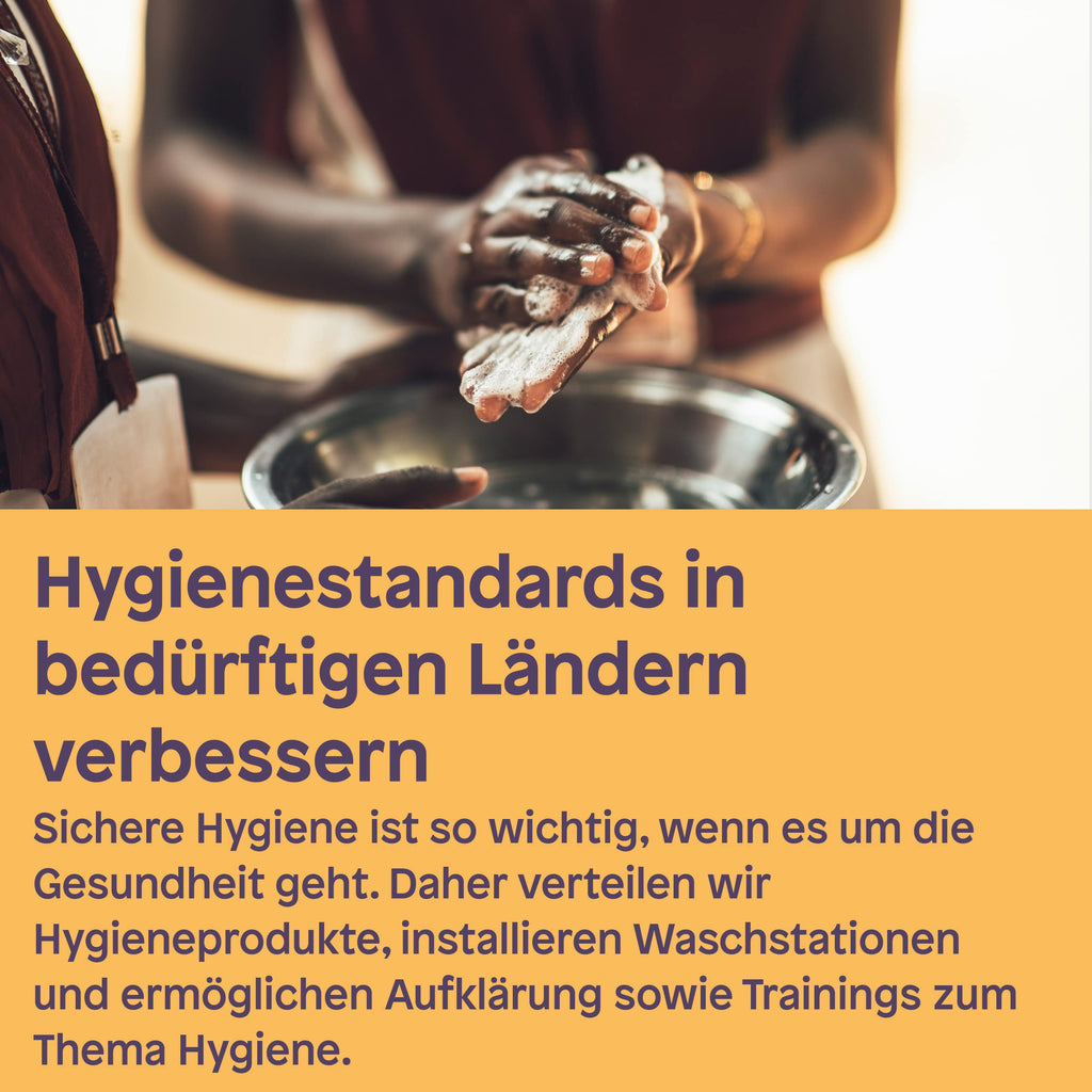share Flüssigseife Patschuli 250 ml – Seife spendet ein Hygieneprodukt an einen Menschen in Not – vegane Handseife im Seifenspender