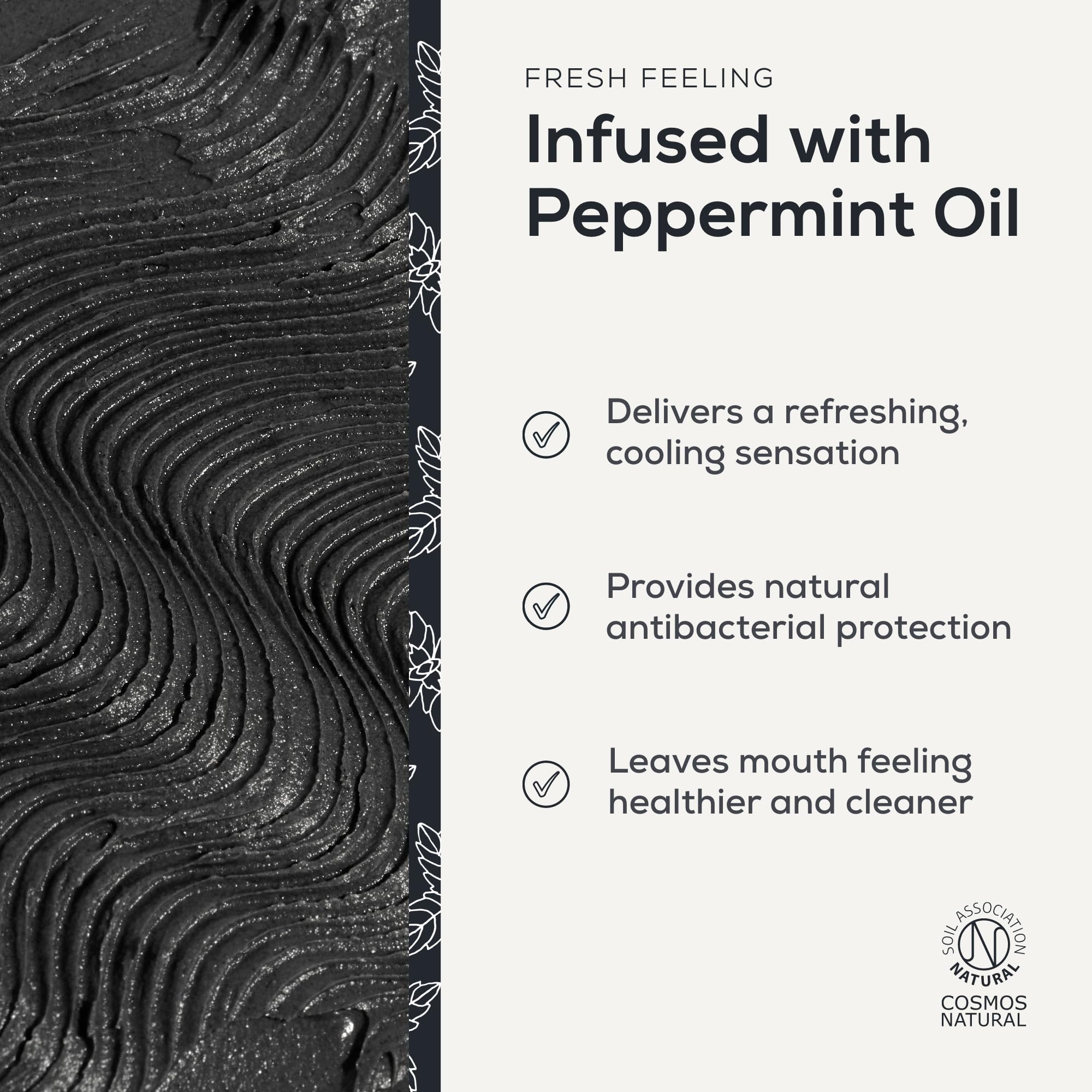 Georganics Natural Toothpaste 120ml - Spearmint | Remineralising Natural Toothpaste, Fluoride Free + SLS Free (120ml)