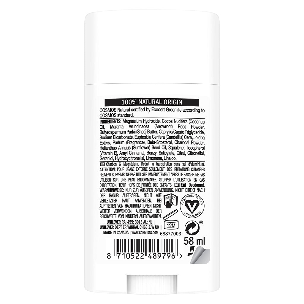 Schmidt's Natural Deodorant Stick Lavender & Sage Deodorant without Aluminium for Long-Lasting Freshness 75 g Pack of 1