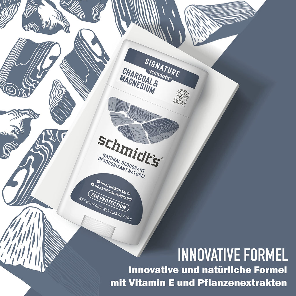 Schmidt's Natural Deodorant Stick Lavender & Sage Deodorant without Aluminium for Long-Lasting Freshness 75 g Pack of 1