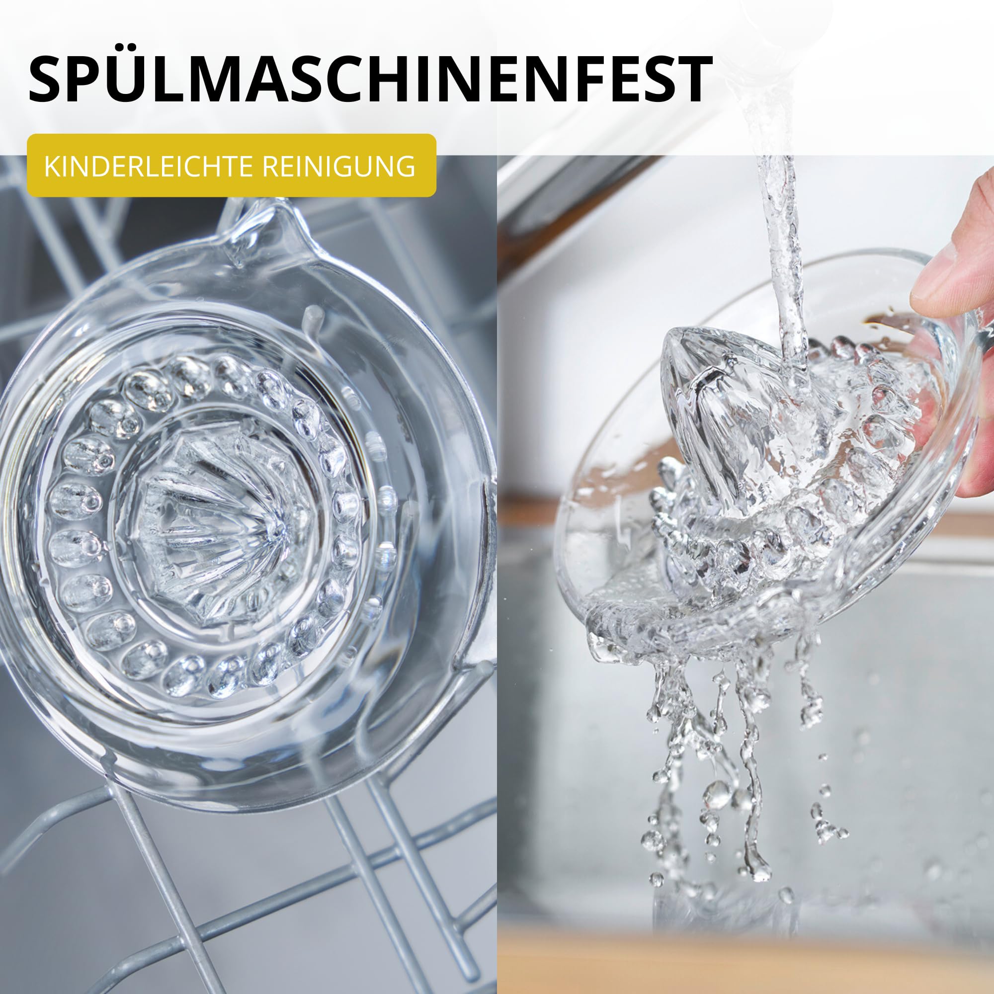 Westmark 30822260 Citrus and Orange Squeezer Capacity 250 ml Glass Transparent