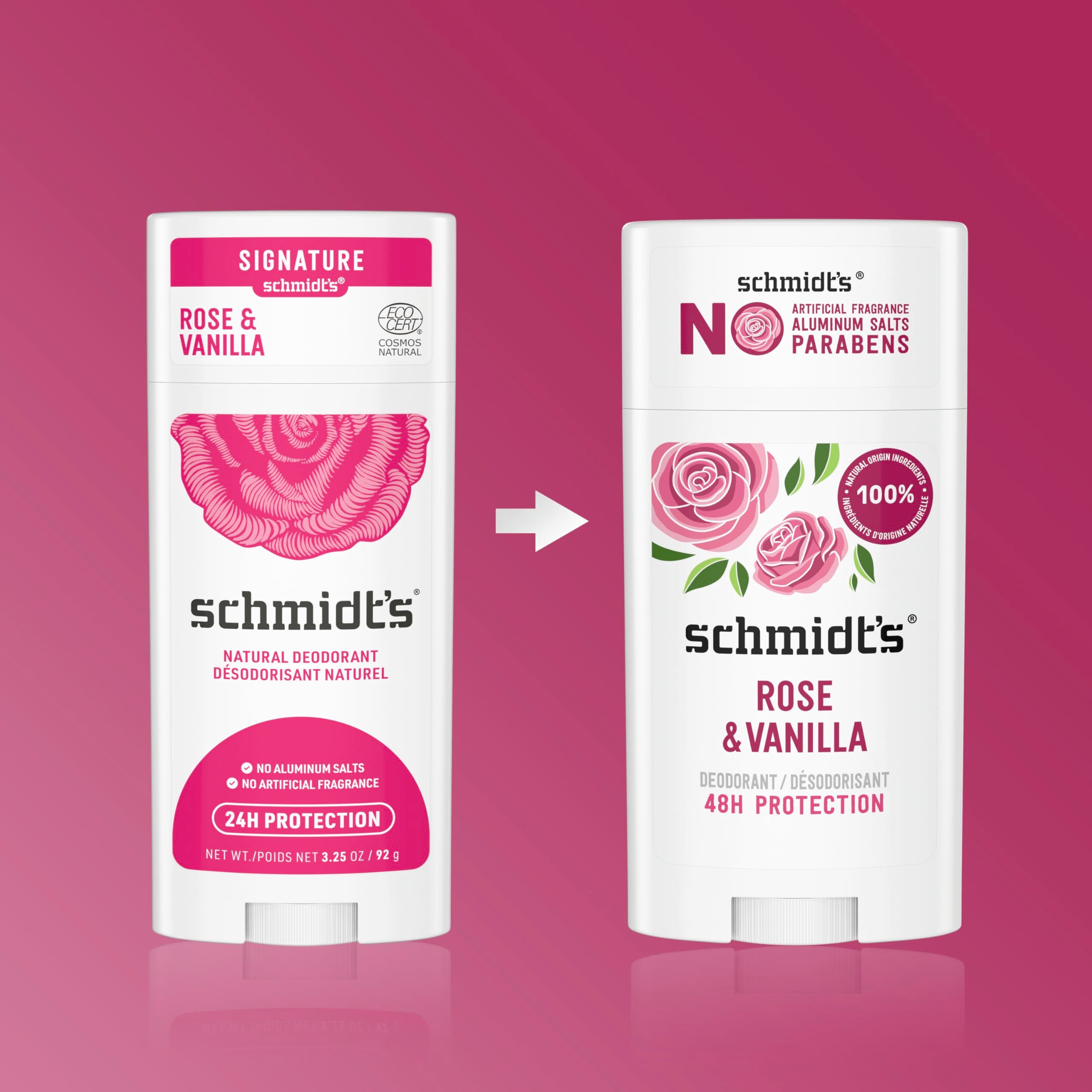 Schmidt's Natural Deodorant Stick Lavender & Sage Deodorant without Aluminium for Long-Lasting Freshness 75 g Pack of 1