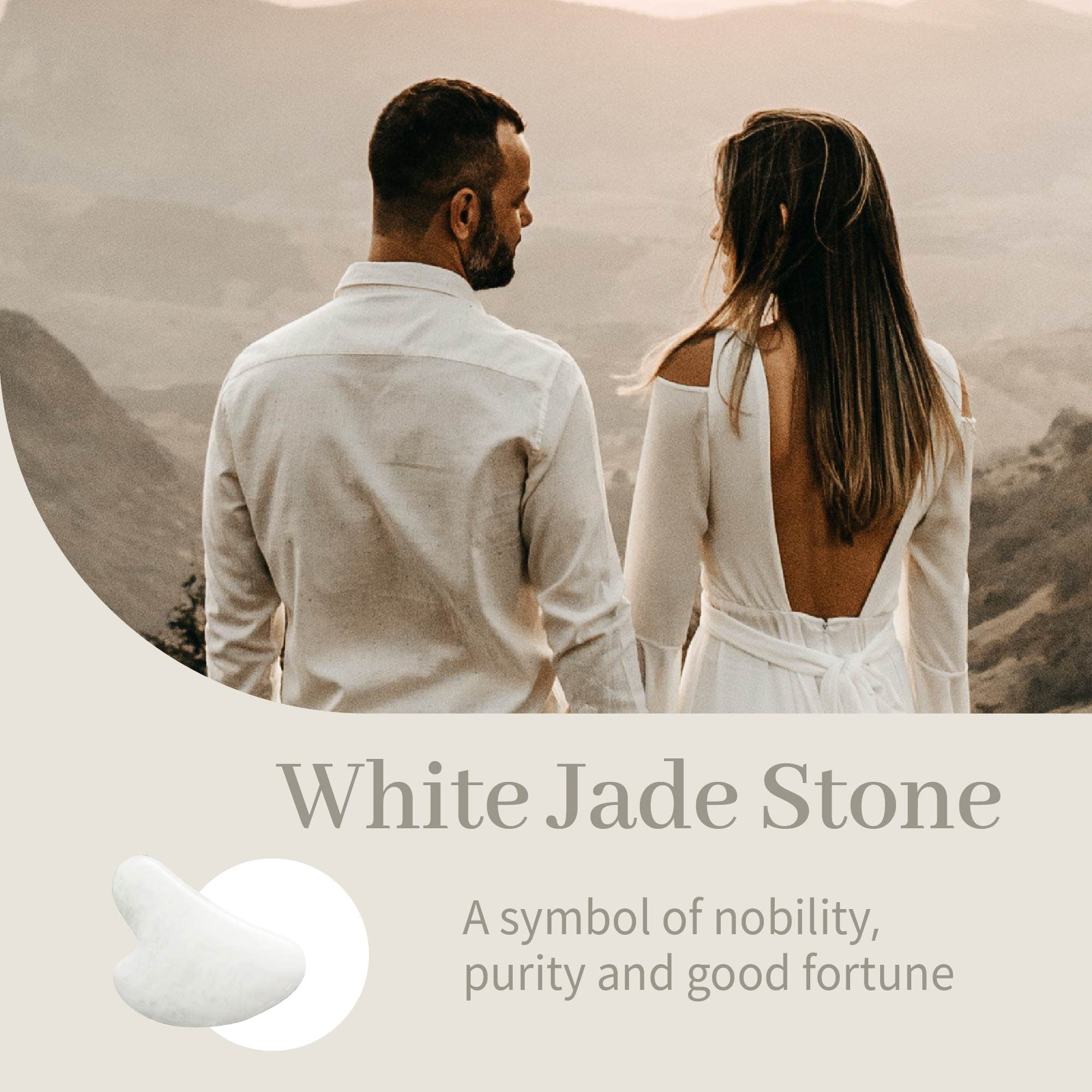 Rena Chris Stainless Steel Gua Sha Stone, Guasha Stone for Jaw Lines Firming and Reducing Face Swelling, Skin Care Gift - Silver