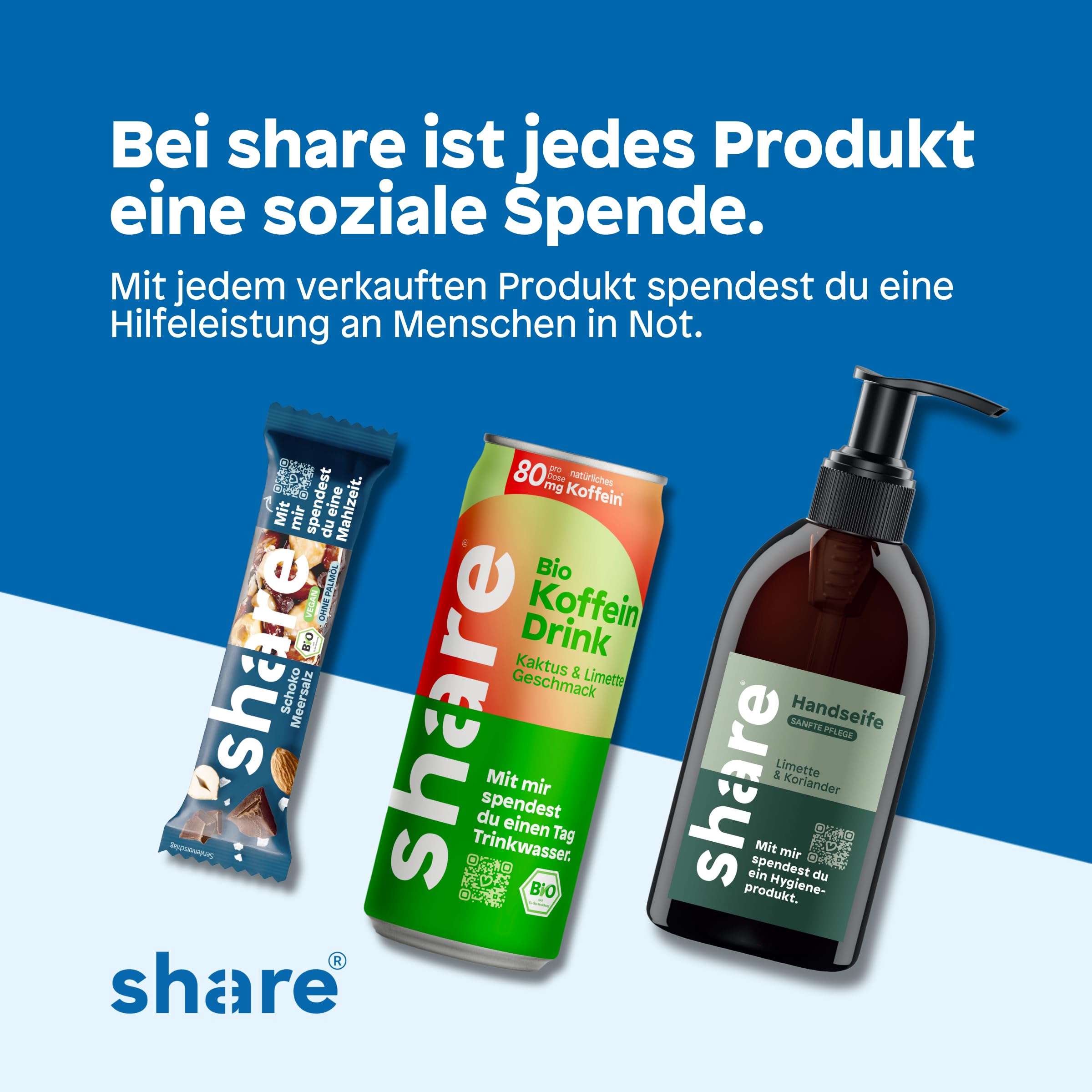 share Flüssigseife Patschuli 250 ml – Seife spendet ein Hygieneprodukt an einen Menschen in Not – vegane Handseife im Seifenspender