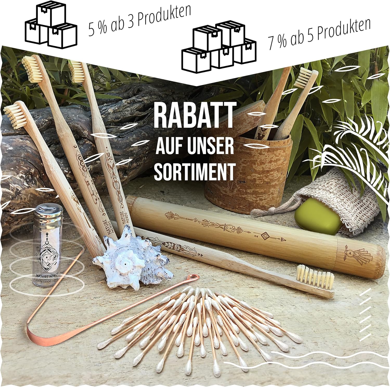 Nature Nerds - Zungenreiniger aus Kupfer (3 Stück) - Jihwa Prakshalana – Ein ayurvedisches Ritual mit dem Zungenschaber - plastikfreie Mundhygiene